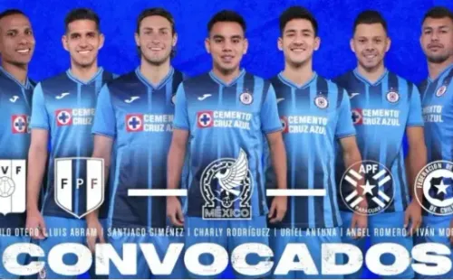 Convocados de Cruz Azul en Selecciones Nacionales (Cruz Azul)