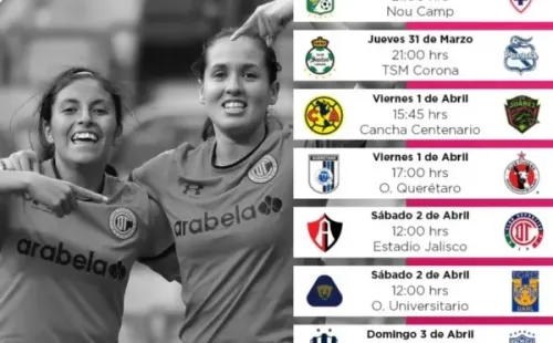 Foto: Twitter oficial de la Liga MX Femenil.