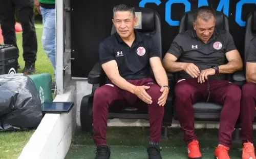 Monterrey, Nuevo León, 16 de abril de 2022. , durante el partido de la jornada 14 del Torneo Grita Mexico Clausura 2022 de la Liga BBVA MX, entre los Tigres de la UANL y los Diablos Rojos del Toluca, celebrado en el estadio Universitario. Foto: Imago7/ Andrea Jimenez