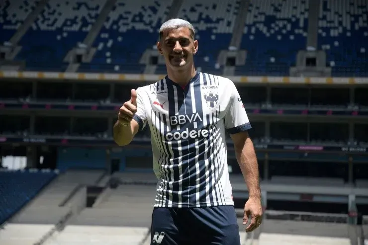 Germán Berterame llegó a Monterrey