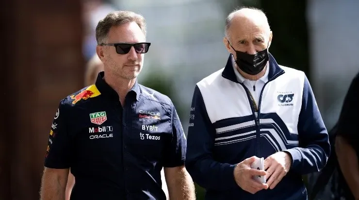 Christian Horner y Franz Tost. (Imago 7)