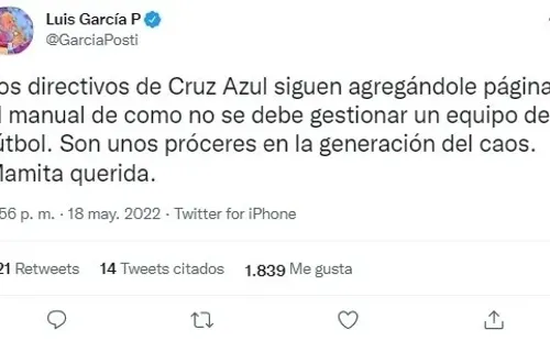 Foto: TW / Luis García