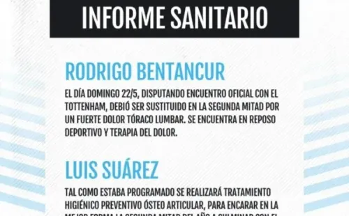 Foto: Twitter Selección Uruguay