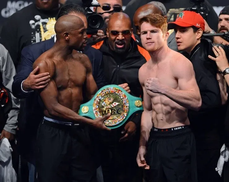 Mayweather venció a Canelo en 2013. Crédito: Getty Images