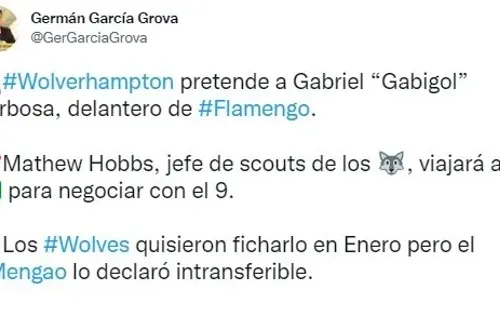 Foto: TW / @GerGarciaGrova