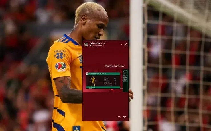 El mensaje de Quiñones en su cuenta de Instagram (@7kike10)