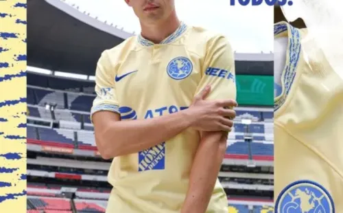 El nuevo jersey de local del Club América (Foto: Twitter Club América)