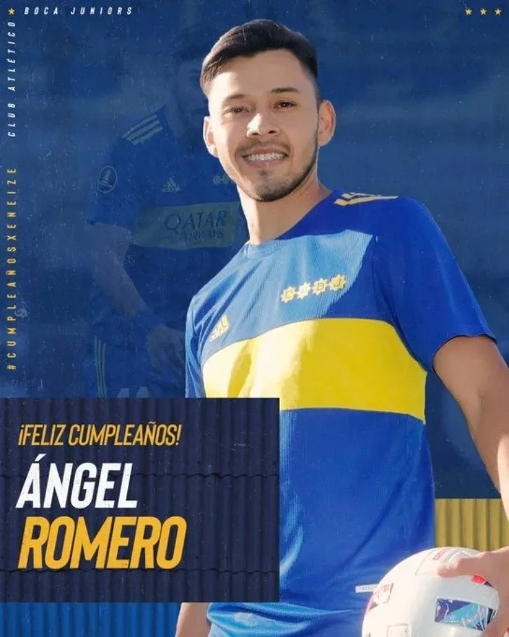 Ángel Romero, saludado por Boca Juniors
