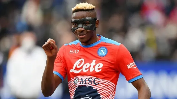 Victor Osihmen con el Napoli | Getty
