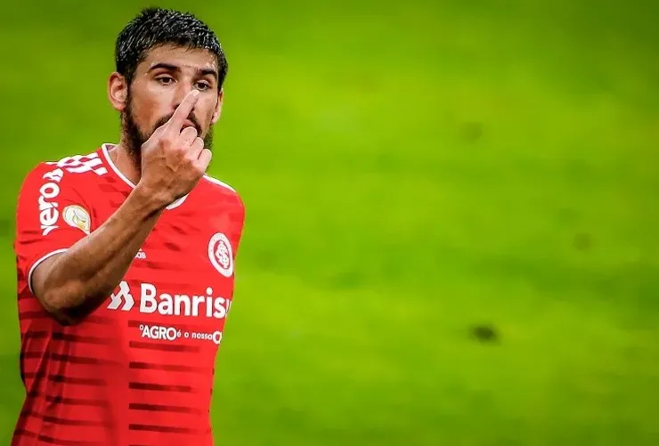 Bruno Méndez durante su estadía en Internacional