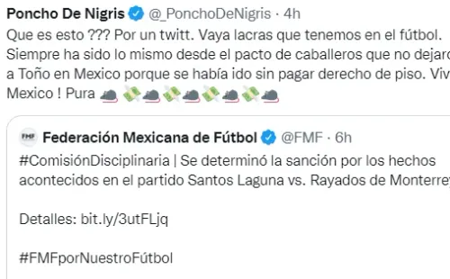 Poncho De Nigris se descargó contra la Liga MX.