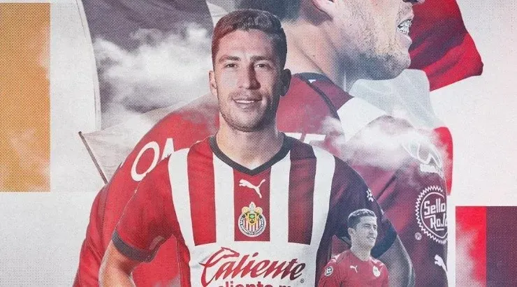 Imagen de anuncio del fichaje de Ormeño. (@Chivas)