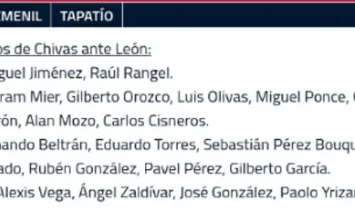 Página web de Chivas