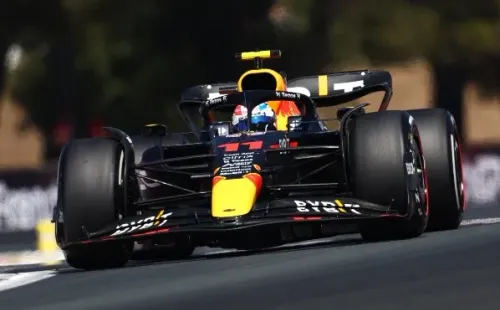 Sergio Pérez, defendido por Christian Horner (Getty Images)