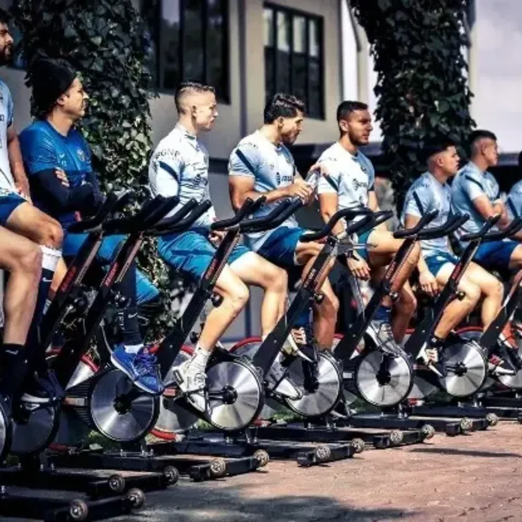 América entrenamiento