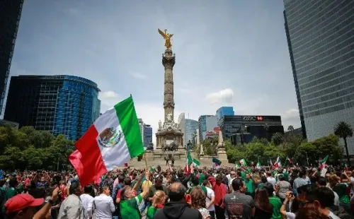 Fanáticos de México copando Rusia en 2018 (Getty Images)