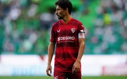 Jesús Navas, lateral derecho titular y capitán del Sevilla (Getty Images)