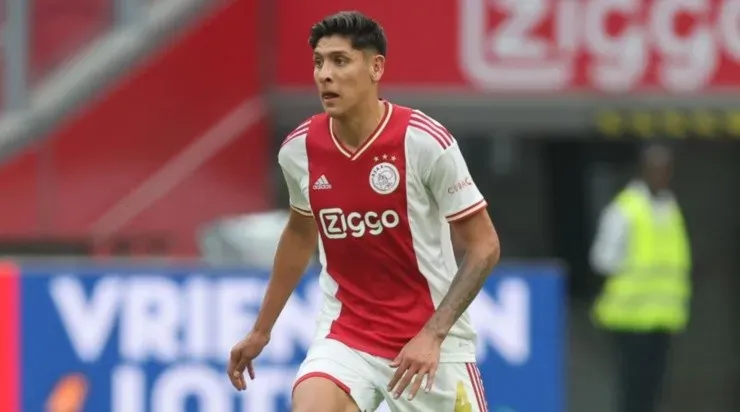 AMSTERDAM, NETHERLANDS - AUGUST 14: Edson Alvarez of Ajax during the Dutch Eredivisie match between Ajax and FC Groningen at Johan Cruijff Arena on August 14, 2022 in Amsterdam, Netherlands (Photo by Peter Lous/Orange Pictures/BSR Agency/Getty Images)