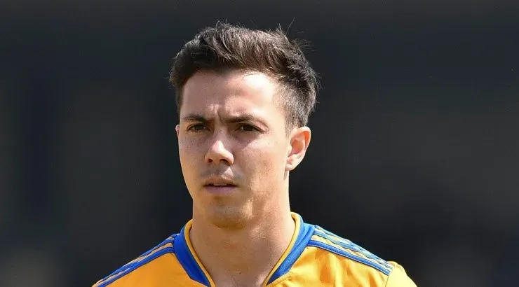 Ciudad de Mexico, 23 de enero de 2022. Sebastián Córdova, durante el partido de la jornada 3 del torneo Grita Mexico Clausura 2022 de la Liga BBVA MX, entre los Pumas de la UNAM y los Tigres de la UANL, celebrado en el estadio Olímpico Universitario Foto: Imago7/ Rafael Vadillo