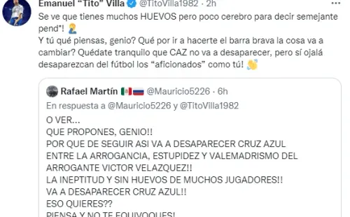 Villa sobre lo sucedido en La Noria. (@TitoVilla1982)