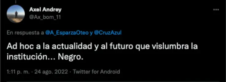 Críticas de la afición de Cruz Azul por usar uniforme negro | Twitter