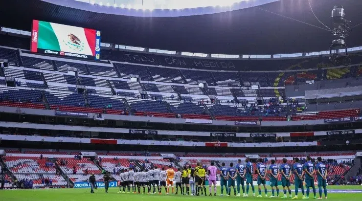 El vacío de la afición de Cruz Azul contra León. (Imago 7)