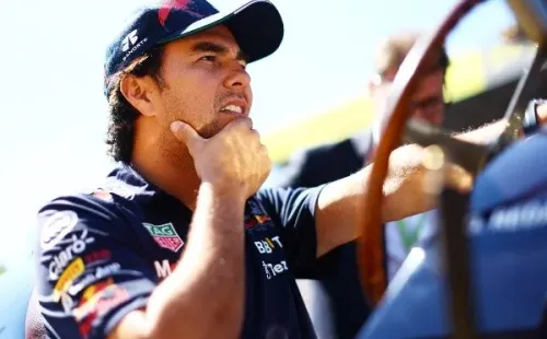 Sergio Pérez aseguró que no le interesa el objetivo de Marko (Getty Images)