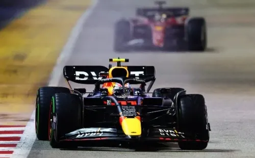 Sergio Pérez y una actuación magistral en Singapur (Getty Images)