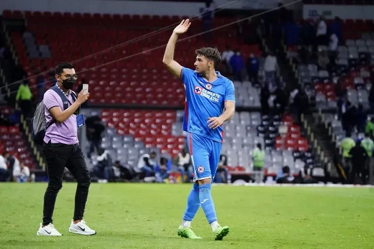 Santi terminó siendo el goleador de Cruz Azul en fase regular. Créditos: Imago7