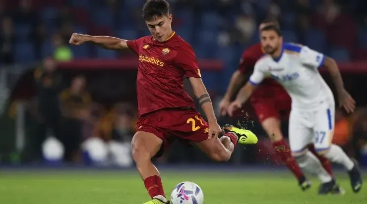 El penal de Dybala donde se lesionó. (Getty Images)