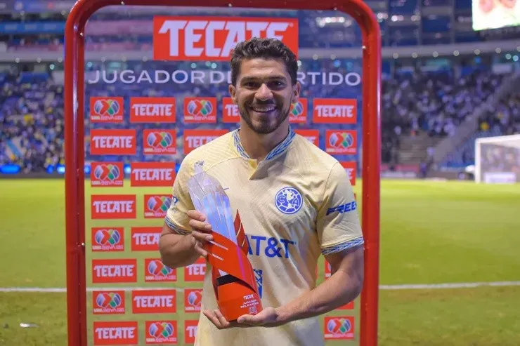 Henry es el goleador del América en el Apertura 2022. Créditos: Imago7