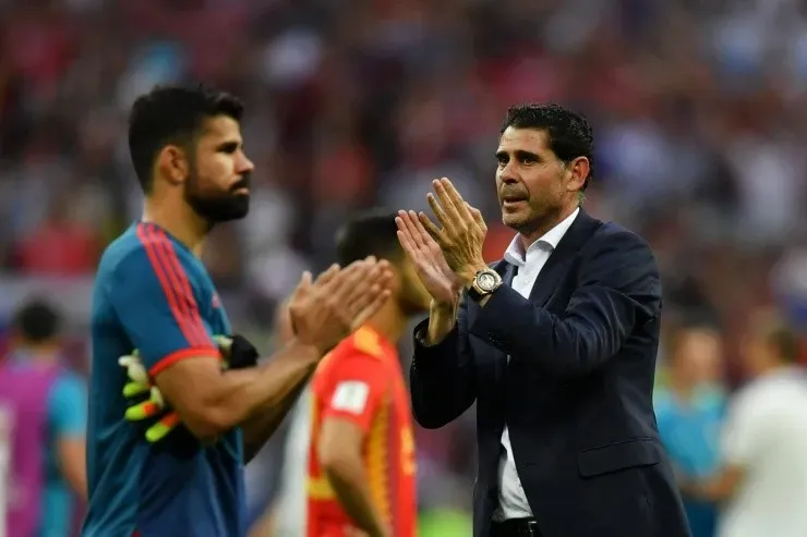 Hierro en su paso como entrenador de España. Créditos: Imago7