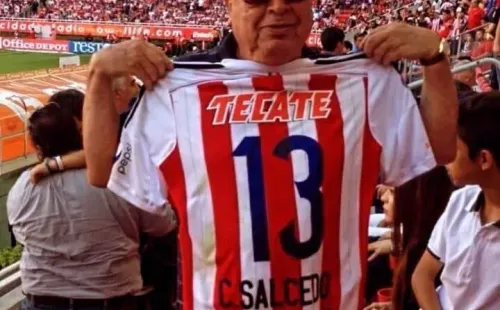 La despedida de Salcedo para su abuelo. (@csalcedojr)