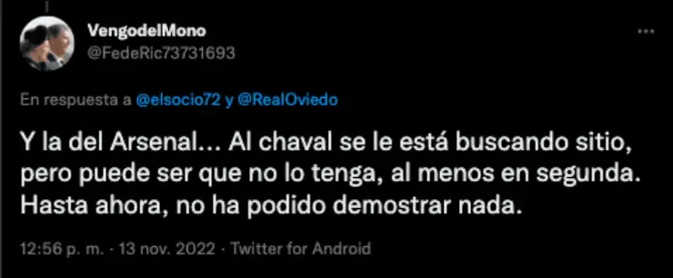 Críticas a Marcelo Flores | Twitter