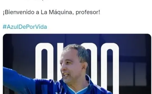 Alan Cruz, nuevo entrenador de porteros de Cruz Azul.