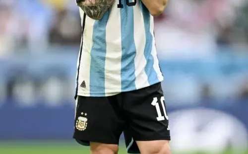 Lionel Messi no tuvo su mejor partido vs. Arabia Saudita (Getty Images)