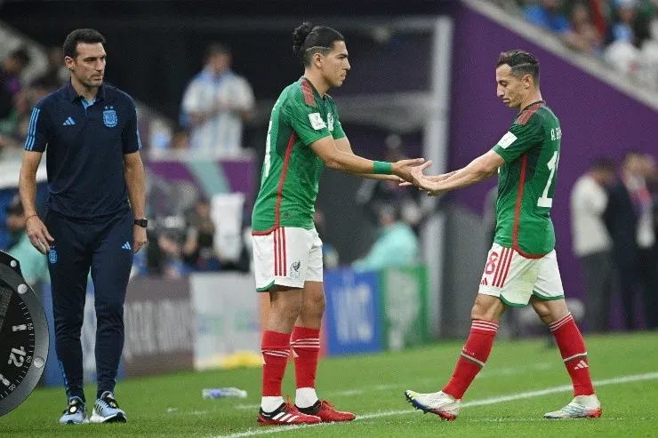 Andrés Guardado, lesionado vs. Argentina