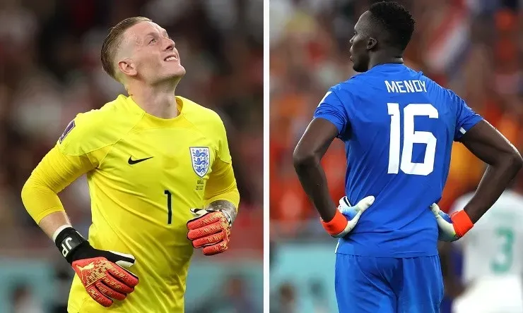 Jordan Pickford (Inglaterra) vs Edouard Mendy (Senegal) | Getty Images