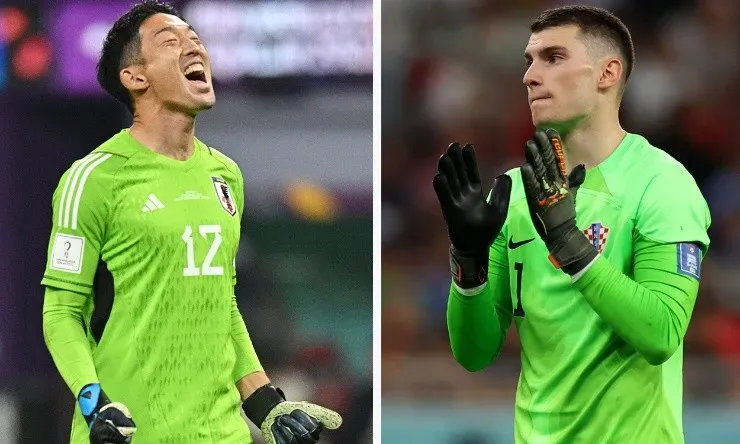 Shuichi Gonda (Japón) vs. Dominik Livakovic (Croacia) | Getty Images