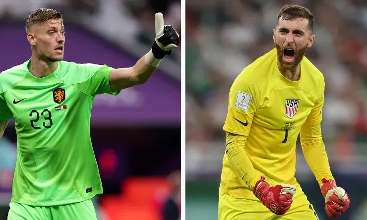 Andries Noppert (Países Bajos) vs Matt Turner (Estados Unidos) | Getty Images