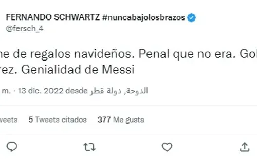 Foto: TW / Fernando Schawartz