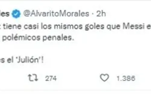 Foto: TW / Álvaro Morales.