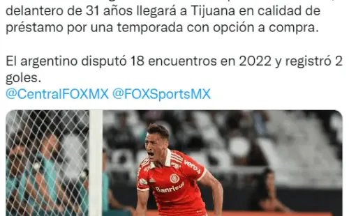 Twitter @FoxSportsMX