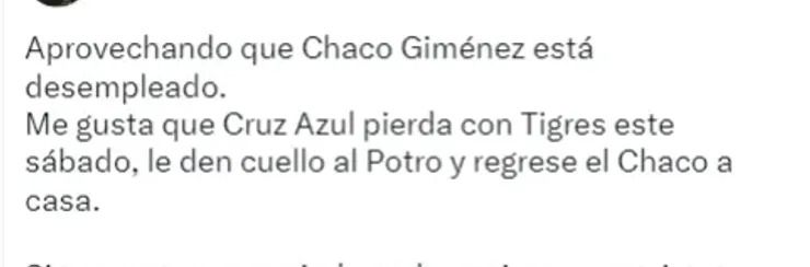 Chaco Giménez a Cruz Azul
