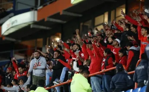 Afición del Toluca en el Estadio Hidalgo (Imago 7)