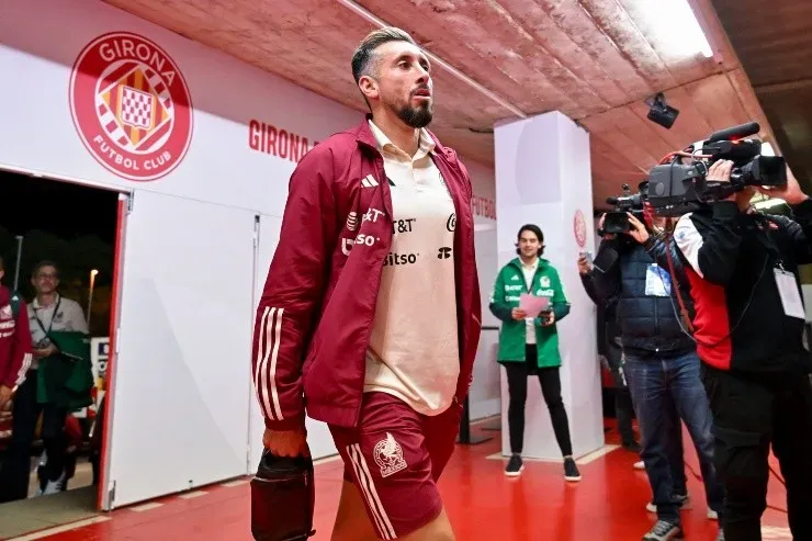 Montilivi, Gerona, España, 9 de noviembre de 2022. Hector Herrera durante un partido de preparación rumbo a la Copa Mundial de la FIFA Qatar 2022, entre la Selección Nacional de Mexico y la Selección de Irak, celebrado en el estadio Municipal Montilivi. Foto: Imago7/ Etzel Espinosa