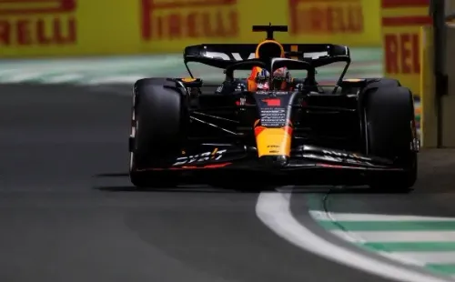 Max Verstappen, segundo y con vuelta rápida en Arabia Saudita (Getty Images)