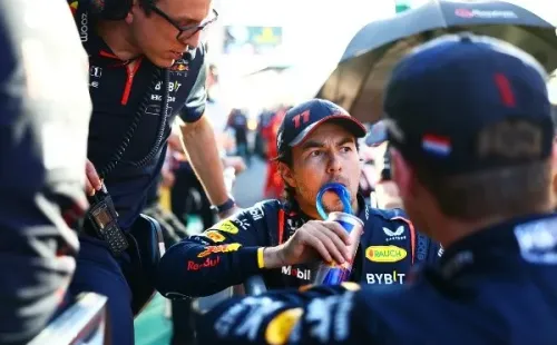 Sergio Pérez, tundido nuevamente en Países Bajos (Getty Images)