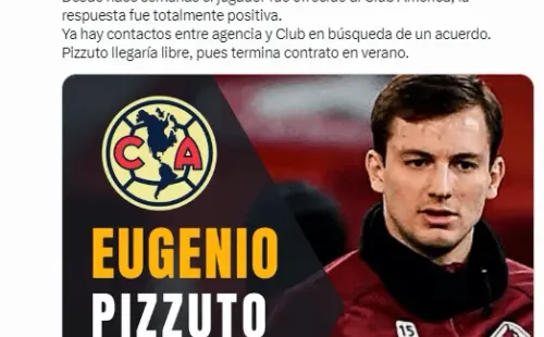 ¿Pizzuto al América? (@Fer_Esquivel22)