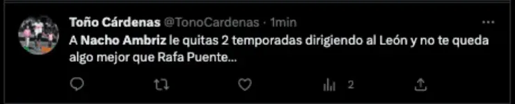 Publicaciones contra Nacho Ambriz | Twitter